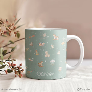 Personligen Boho Autumn Baby Shower Jumbo Mugg