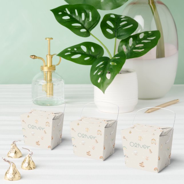 Personligen Boho Autumn Baby Shower Presentaskar (Multipel)