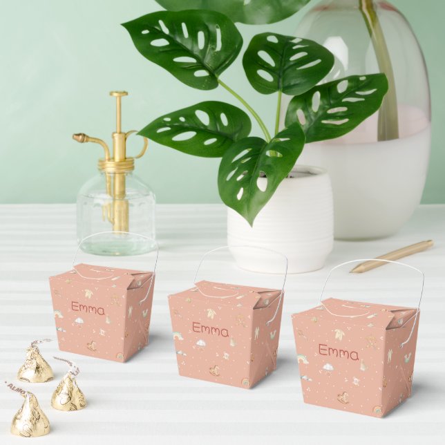 Personligen Boho Autumn Baby Shower Presentaskar (Multipel)