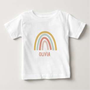 Personligen Boho Rainbow Kids T Shirt