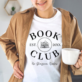 Personligen bok Älskare Bok Klubb T Shirt