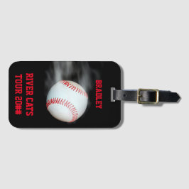 Personligen Boll Baseball Team Player Bagagebricka