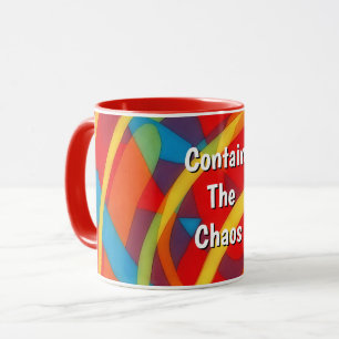 Personligen Bright Multi Färg Design Art Mugg