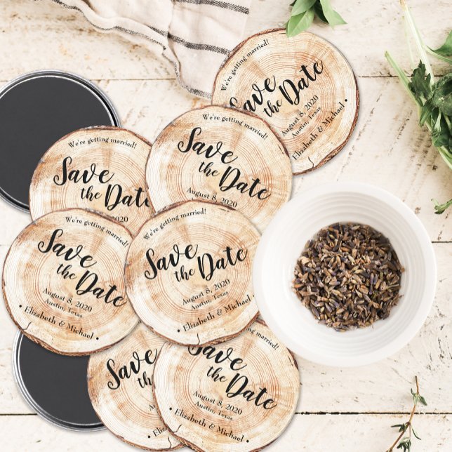 Personligen Bröllop spara datum Magnet (Skapare uppladdad)