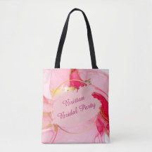 Personligen bröllopsfest Tote Bag Bag