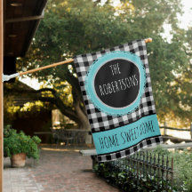 Personligen Buffalo Check Modern Farmhouse