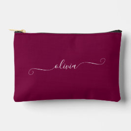 Personligen Burgundy Red i minimalistisk Classy Ch