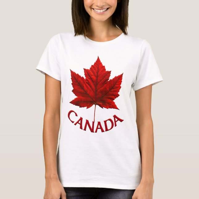 Personligen Canada Tanktop Canada Shirt för kvinno T Shirt (Framsida)