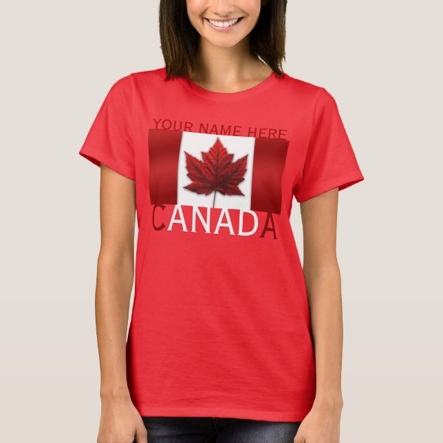 Personligen Canada Tanktop Canada Shirt för kvinno Tröja (Framsida)