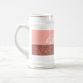 Personligen chef vid Rosa ros vid Guld vid Glitter Sejdel