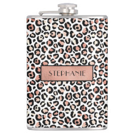 Personligen chic Ro Guld Leopard Print  Fickplunta