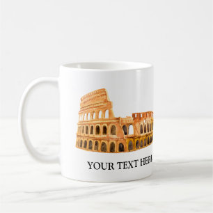 Personligen Coliseum Rom, Italien Kaffemugg