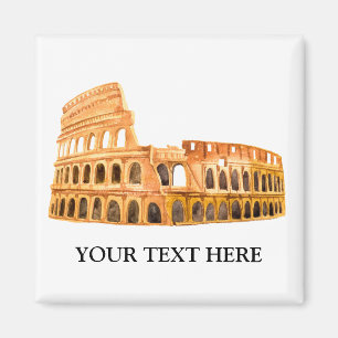 Personligen Coliseum Rom, Italien Magnet