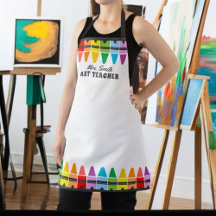 Personligen Colorful Rainbow Kritor Art Teacher