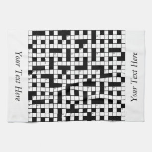 Personligen Crossword Puzzle Kökshandduk