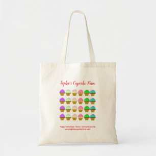 Personligen Cupkaka Bakery Business Baker Tygkasse