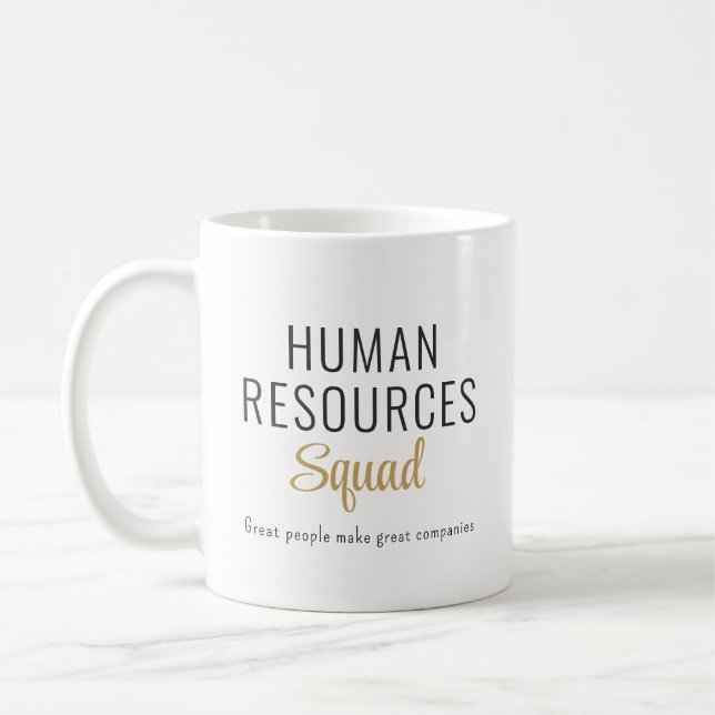Personligen CustomHuman Resources Coffee Mugg (Vänster)