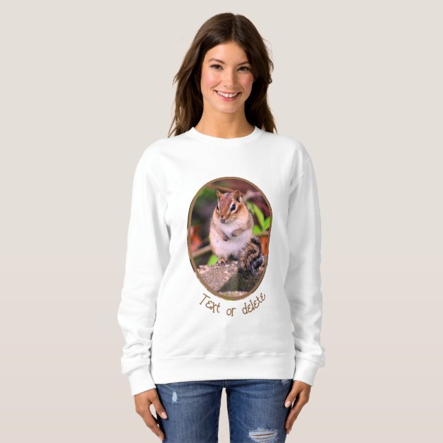 Personligen Cute Chipmunk Wildlife T Shirt (Hel framsida)