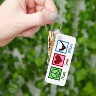 Personligen Cute Cute Kärlek, lärare för fredspila Nyckelring