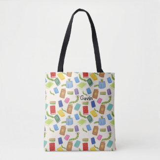 Personligen Cute Design för bibliotek Tote Bag- Tygkasse