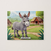 Personligen Cute Farm Donkey