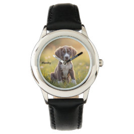 Personligen Cute Great dane Barn Armbandsur