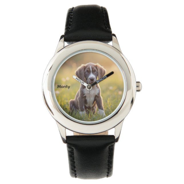 Personligen Cute Great dane Barn Armbandsur (Framsida)