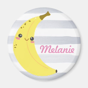 Personligen Cute Kawaii Banana Magnet