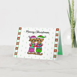 Personligen Cute Little Elves Kort