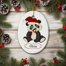 Personligen Cute Panda Bear jul