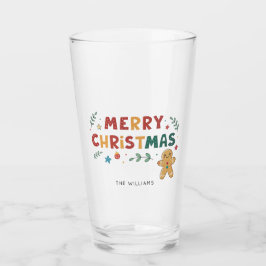 Personligen Cute Pepparkaksgubbe - jul Glaskopp