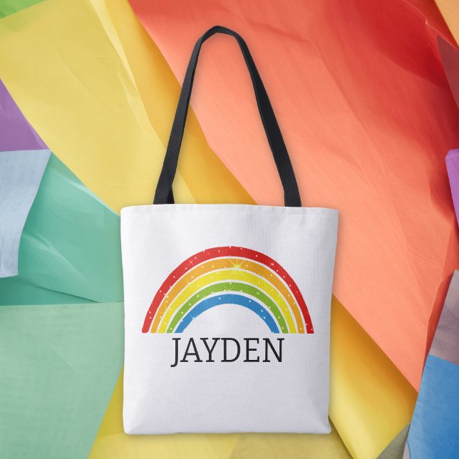 Personligen Cute Rainbow Thned Tygkasse (Skapare uppladdad)