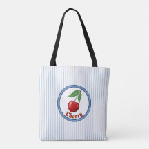 Personligen Cute Red Cherry och Blue Rand