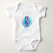 Personligen Cute Seahorse Summer Vacation