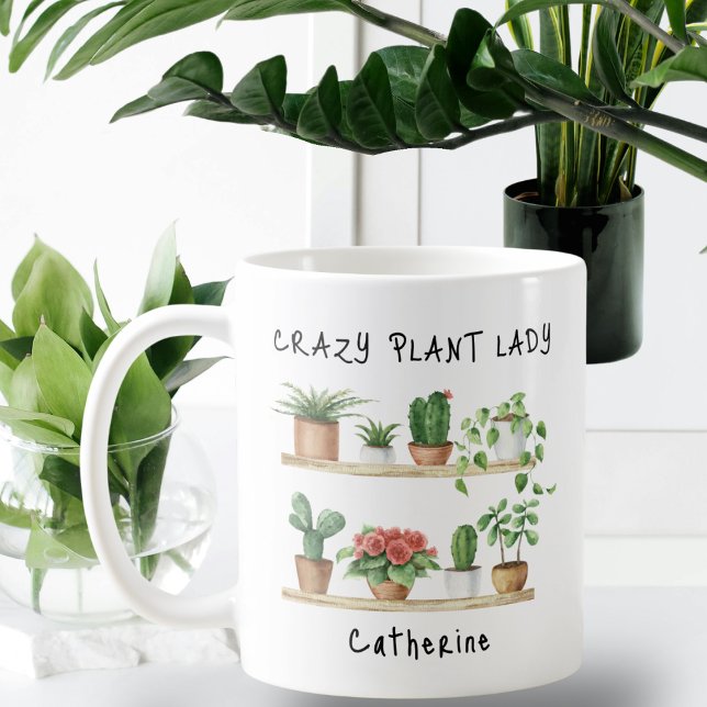Personligen Dam i den funktionella Crazy Plant Kaffemugg (Skapare uppladdad)