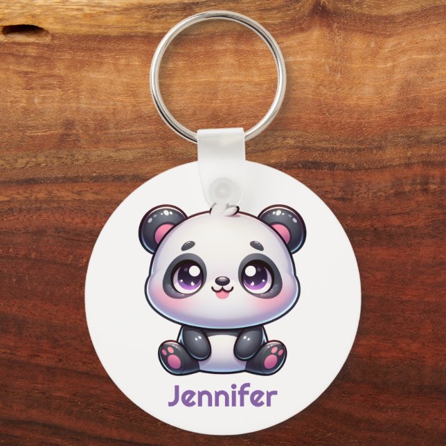 Personligen Design för den beundransvärda Kawaii P Nyckelring (Framsida)