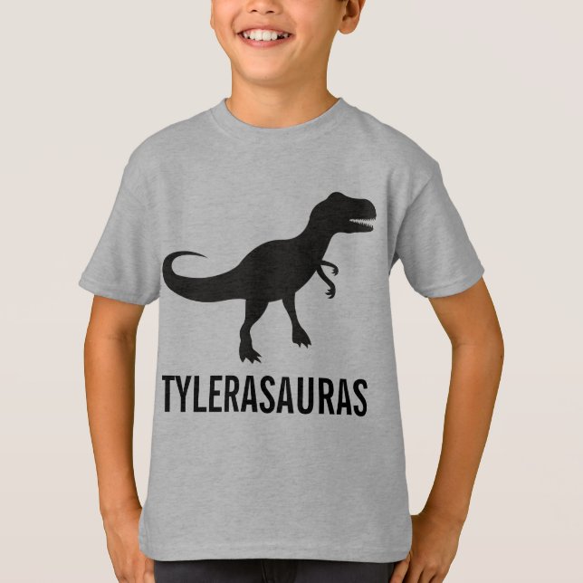 Personligen Dinosaur Shirt T (Framsida)