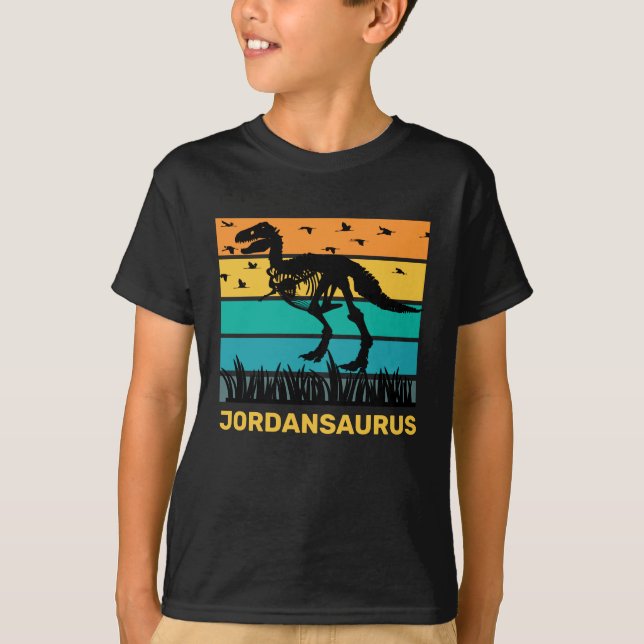 Personligen Dinosaur Shirt T Shirt (Framsida)