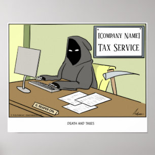 Personligen Död och skatter poster