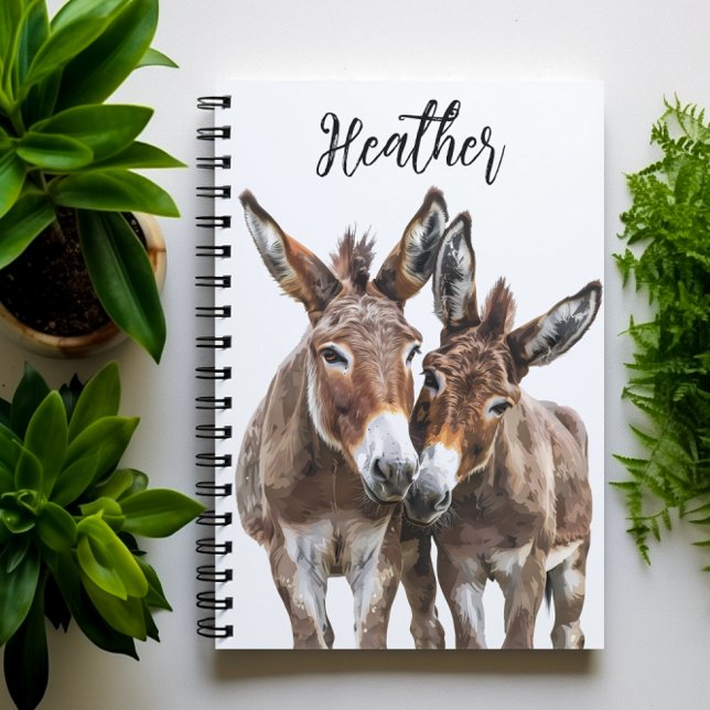 Personligen Donkey för vattenfärg Anteckningsbok (Skapare uppladdad)