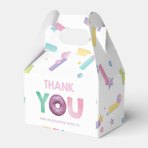 Personligen Doughnut Party Tack Presentaskar