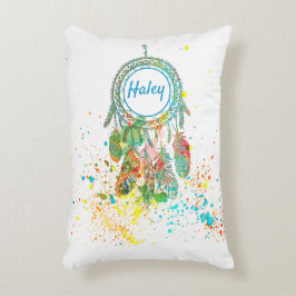 Personligen Dreamcatcher splatter Prydnadskudde