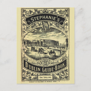 Personligen Dublin Guide Bok Vykort