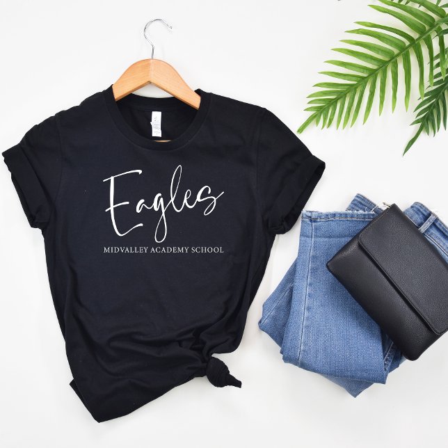 Personligen Eagles Script Typography T Shirt (Skapare uppladdad)