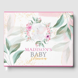 Personligen Elephant Elegant Girl Gästböcker