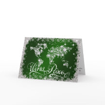 Personligen Emerald Grönt WORLD Peace Diamonds 