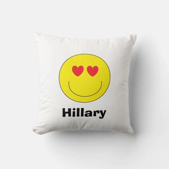 Personligen Emoji kudder Kudde (Framsida)
