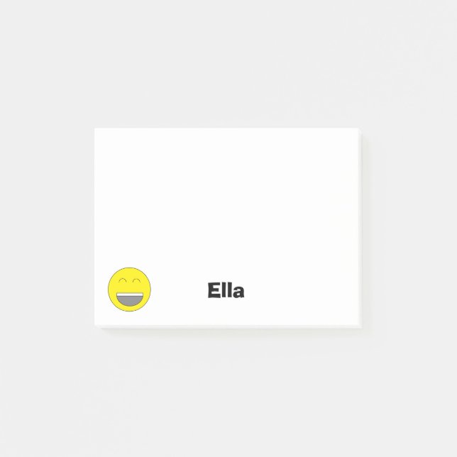 Personligen Emoji noterar Post-it Block (Framsida)