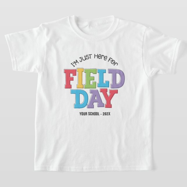 Personligen Fält i grundskolan T Shirt (Laydown)