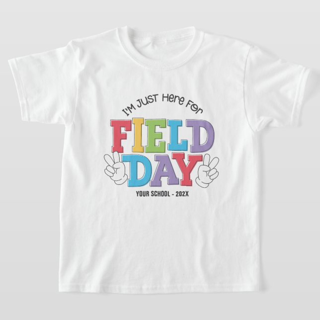 Personligen Fält i grundskolan T Shirt (Laydown)